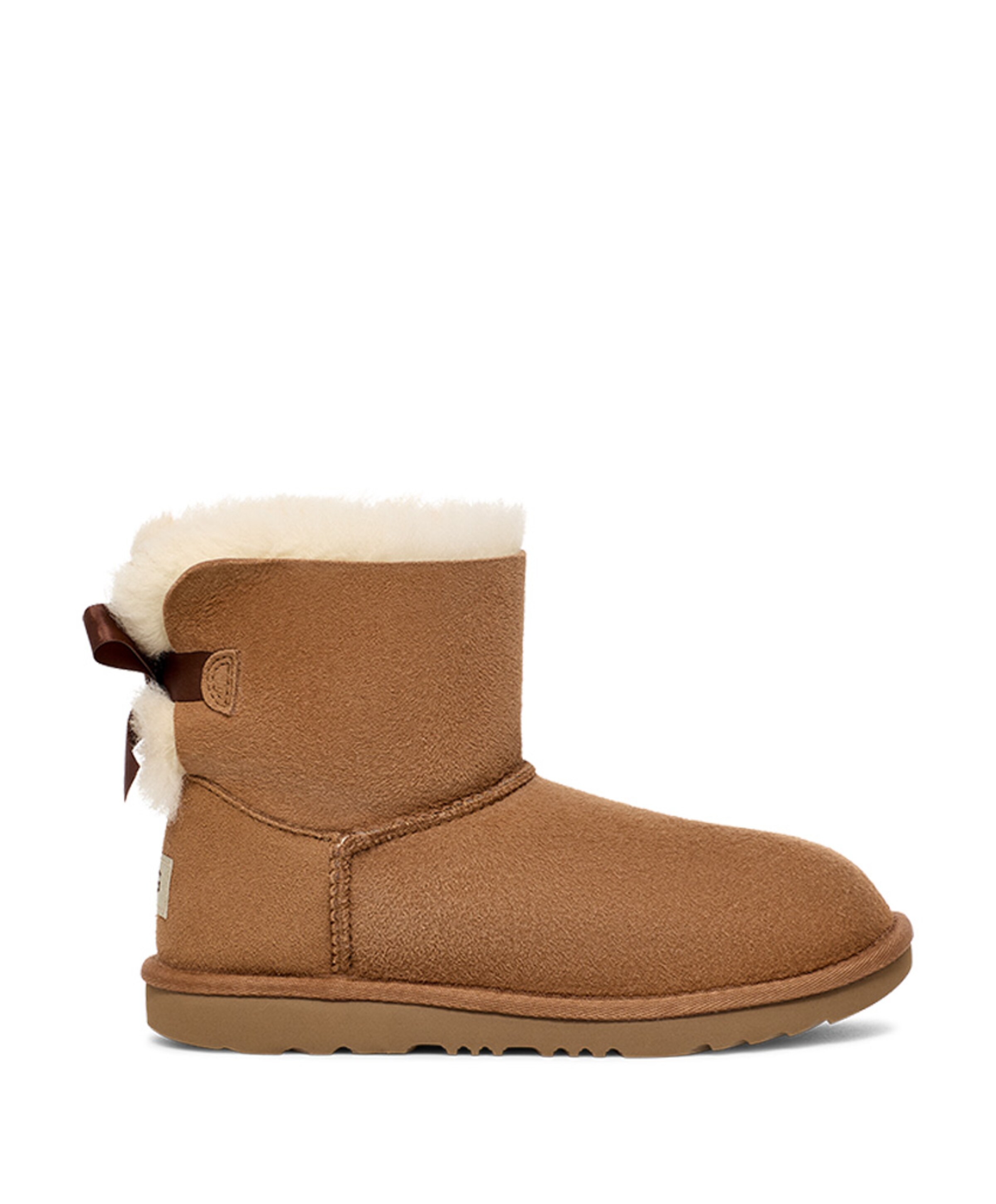 Ugg K MINI BAILEY BOW II meisjes enkellaarzen bruin