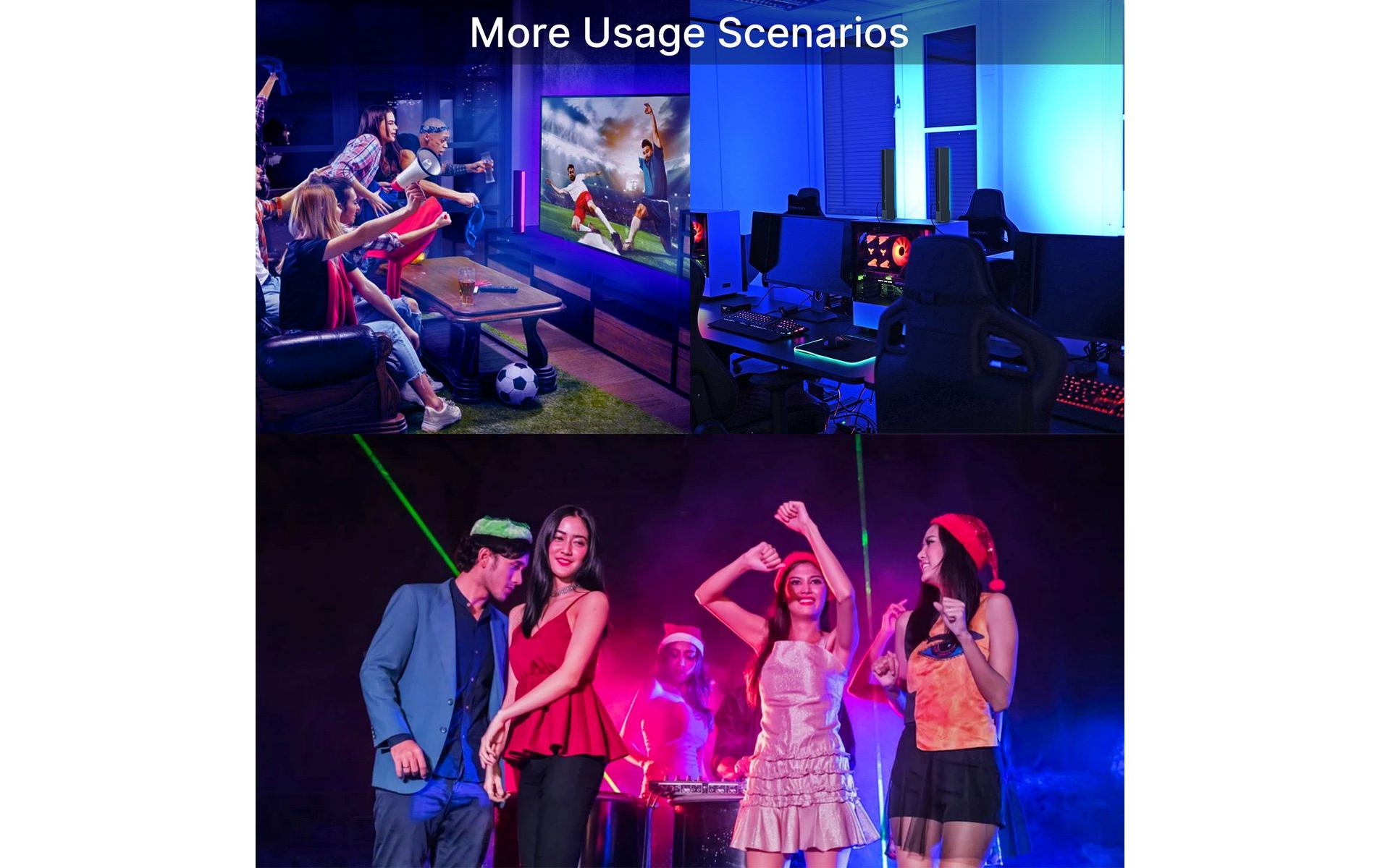 Videoleuchte GL01Smart Ambiance RGB Hintergrundbeleuchtung
