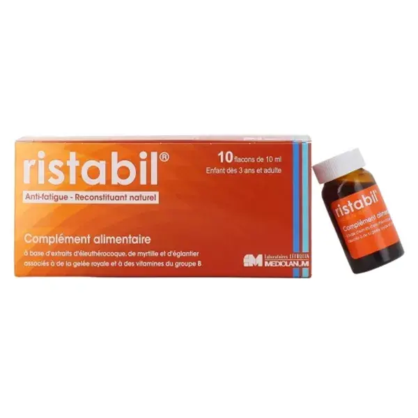Ristabil Antifadiga, 10 frascos de 10ml