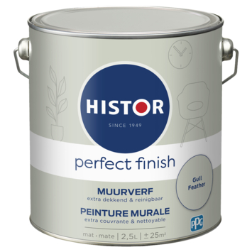 Histor Perfect Finish muurverf mat Gull Feather 2,5 liter