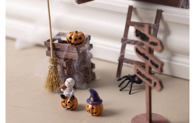 creativ company Kreativset »Halloween Wichteltür 12-teilig«