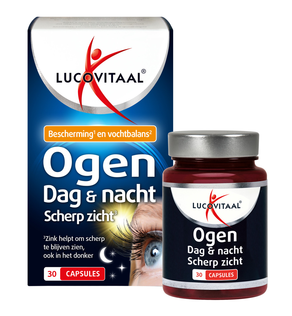 Lucovitaal Ogen Dag & Nacht Scherp Zicht (30 capsules)