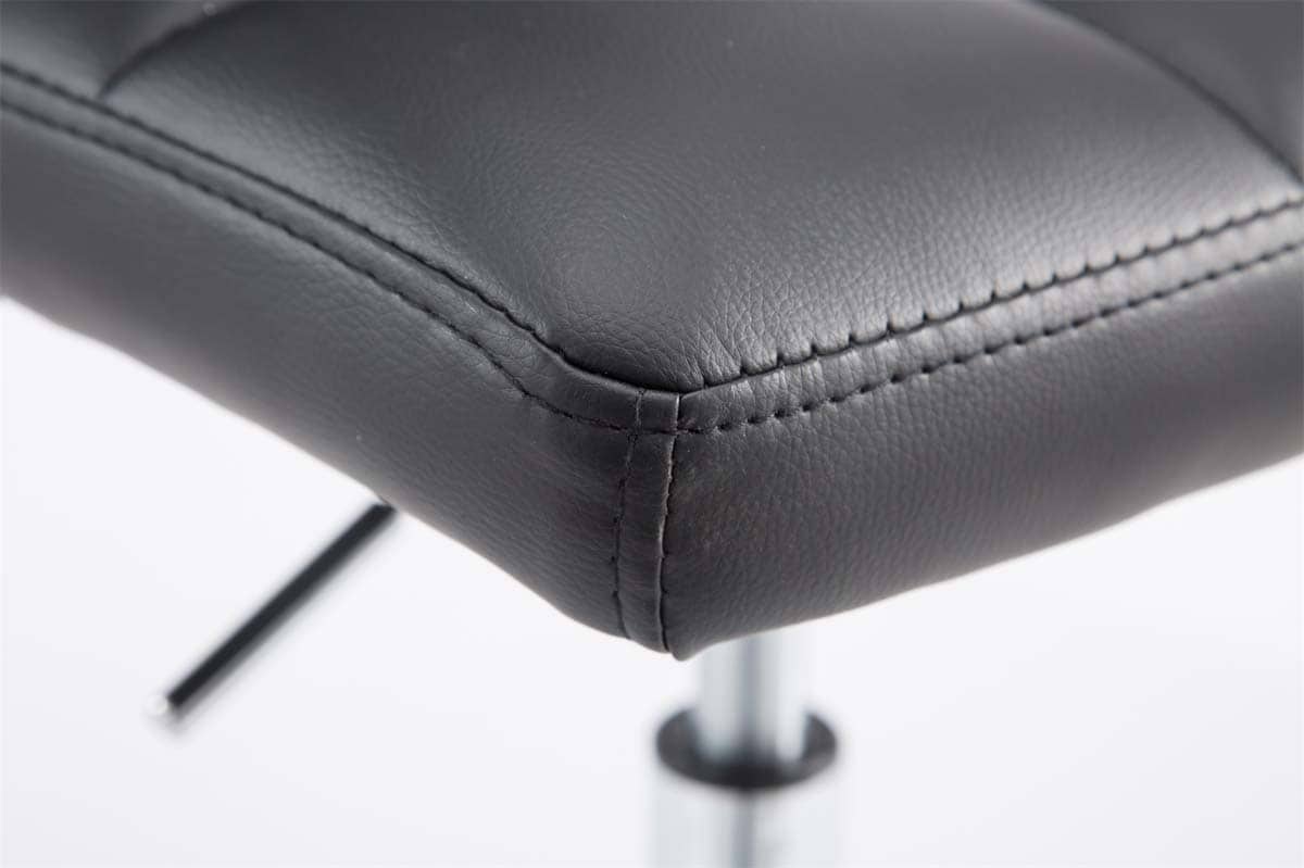 CLP Drehstuhl Palma V2 Mit Hochwertiger Polsterung Und Kunstlederbezug I Höhenverstellbarer Esszimmerstuhl Mit Metallgestell In Chrom-Optik
