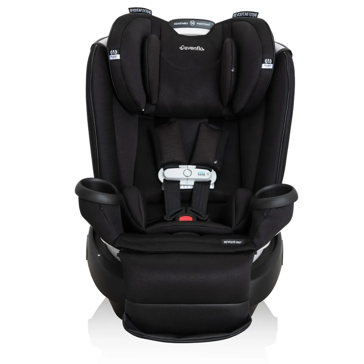 Evenflo Siège d'Auto 3-en-1 Gold Revolve360 Extend avec SensorSafe - Onyx Noir