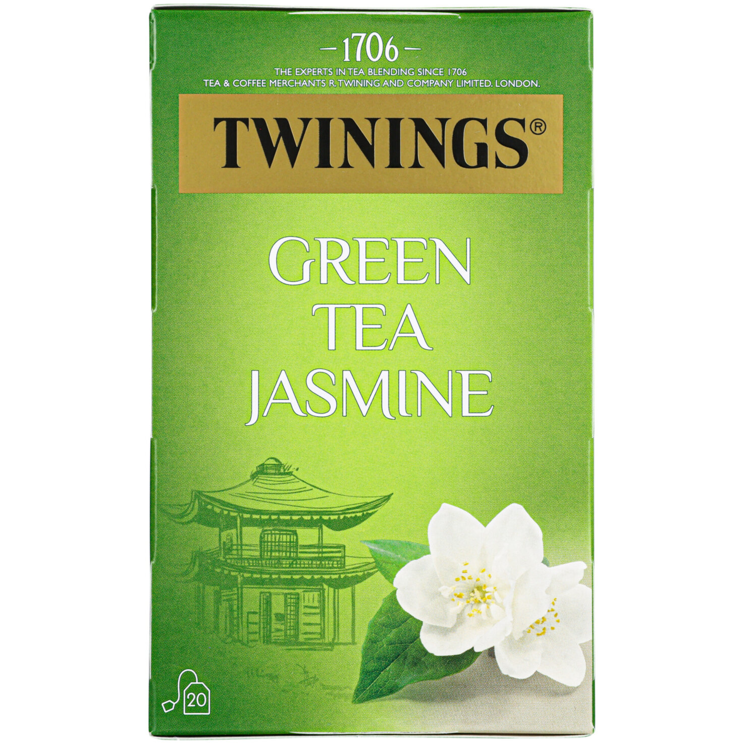 Twinings Green Tea Jasmine 20 Portionen