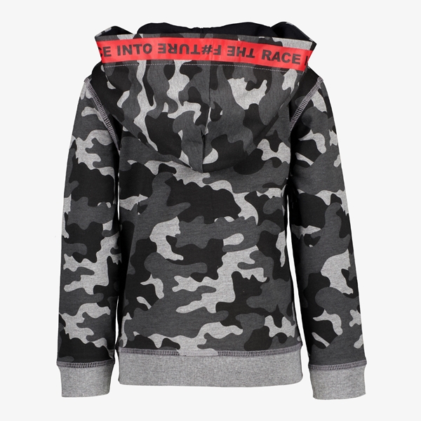 Unsigned jongens vest met camouflage print