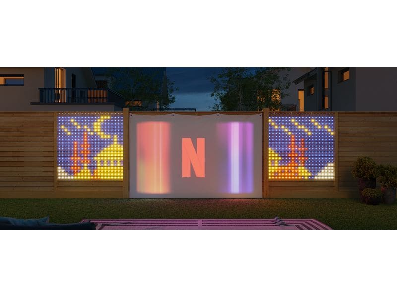 Govee LED-Stripe Curtain Lights RGBIC, 25 Watt, 1.5 x 1.5m LED Deco Lichter