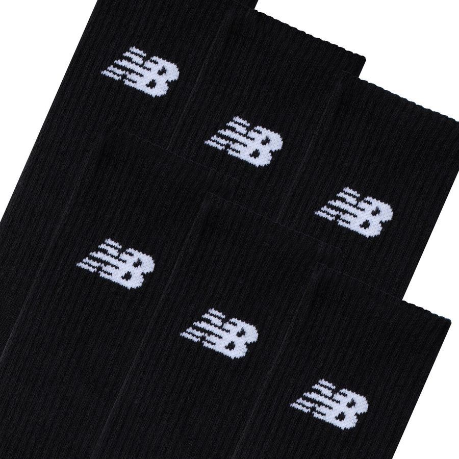 New Balance Chaussettes Everyday Crew 6-Pack - Noir/Blanc