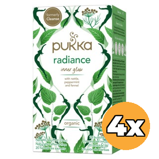 4x Pukka Radiance Bio (20 zakjes)