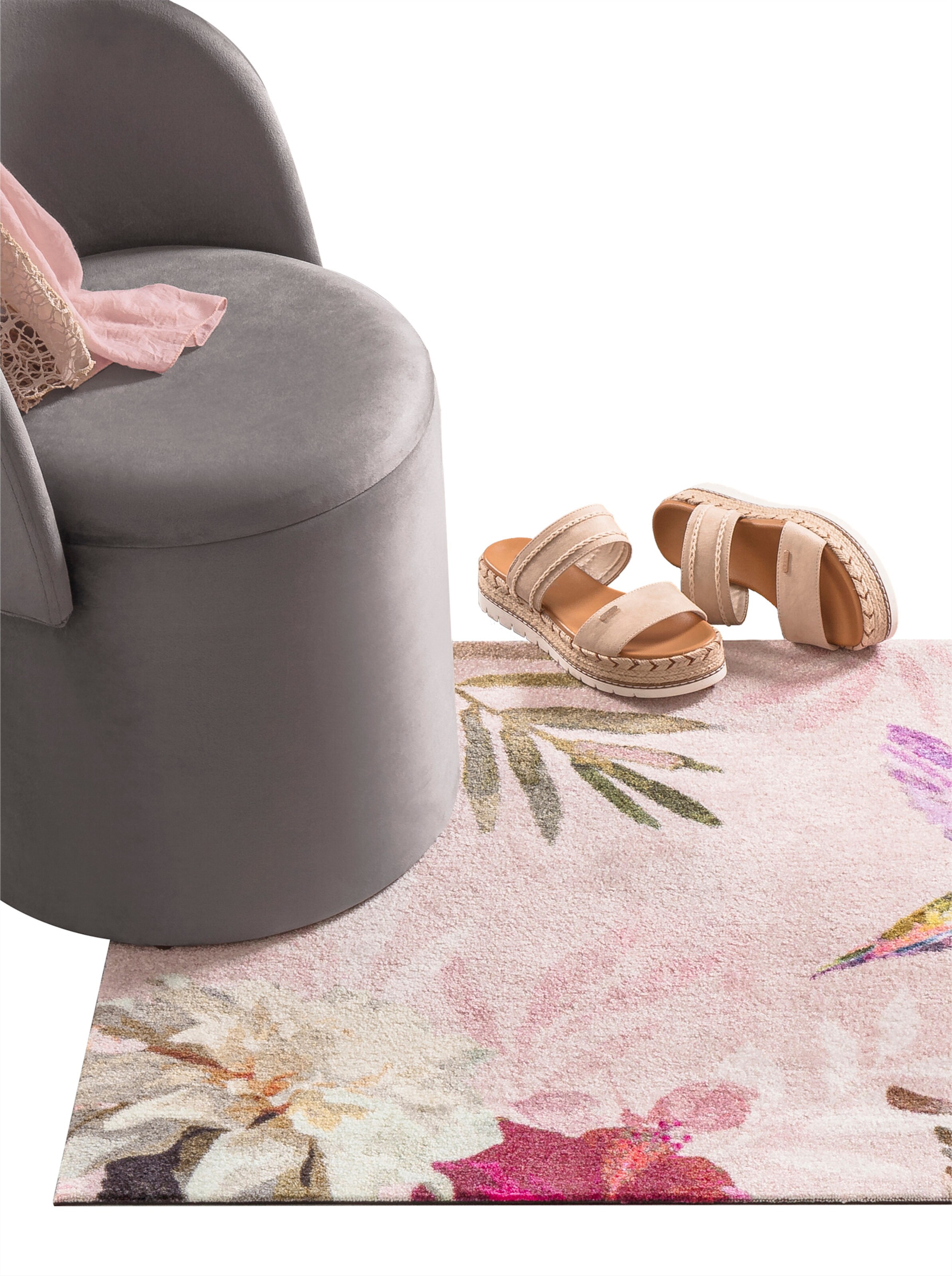 heine home Hocker in grau
