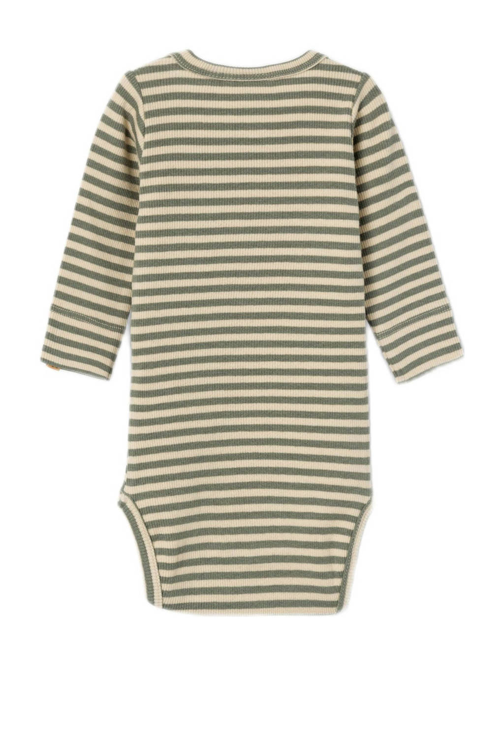 LIL' ATELIER romper NBMGAGO groen/ecru