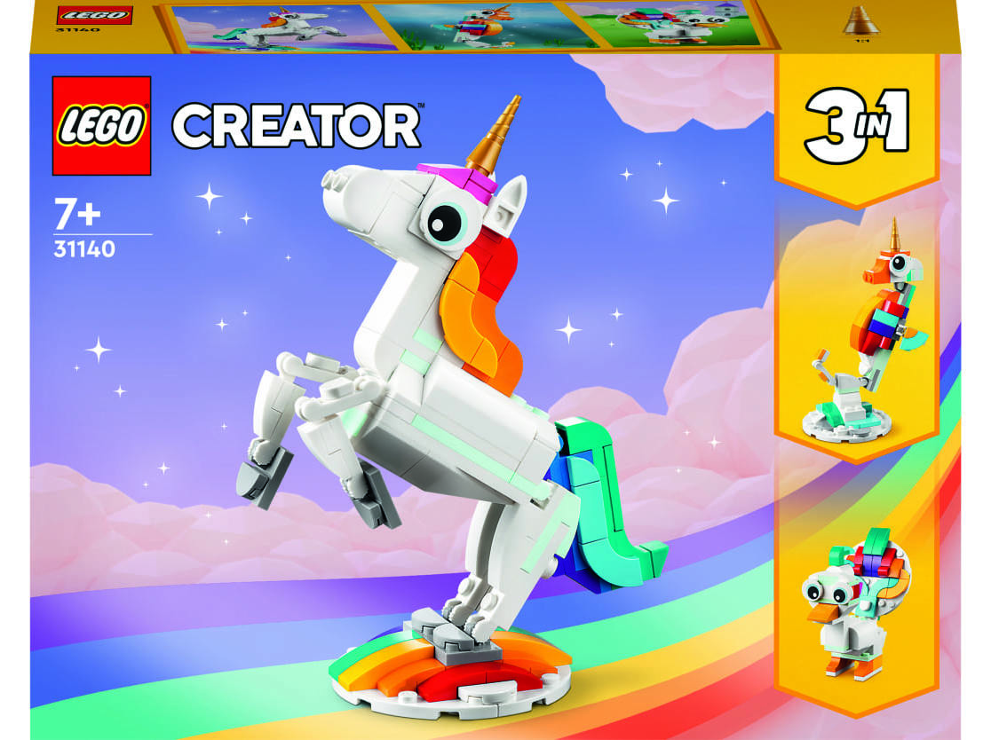 UNICÓRNIO MÁGICO LEGO CREATOR