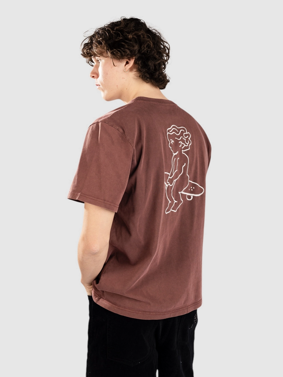 Ementa SB Big Ikon T-Shirt burgundy washed