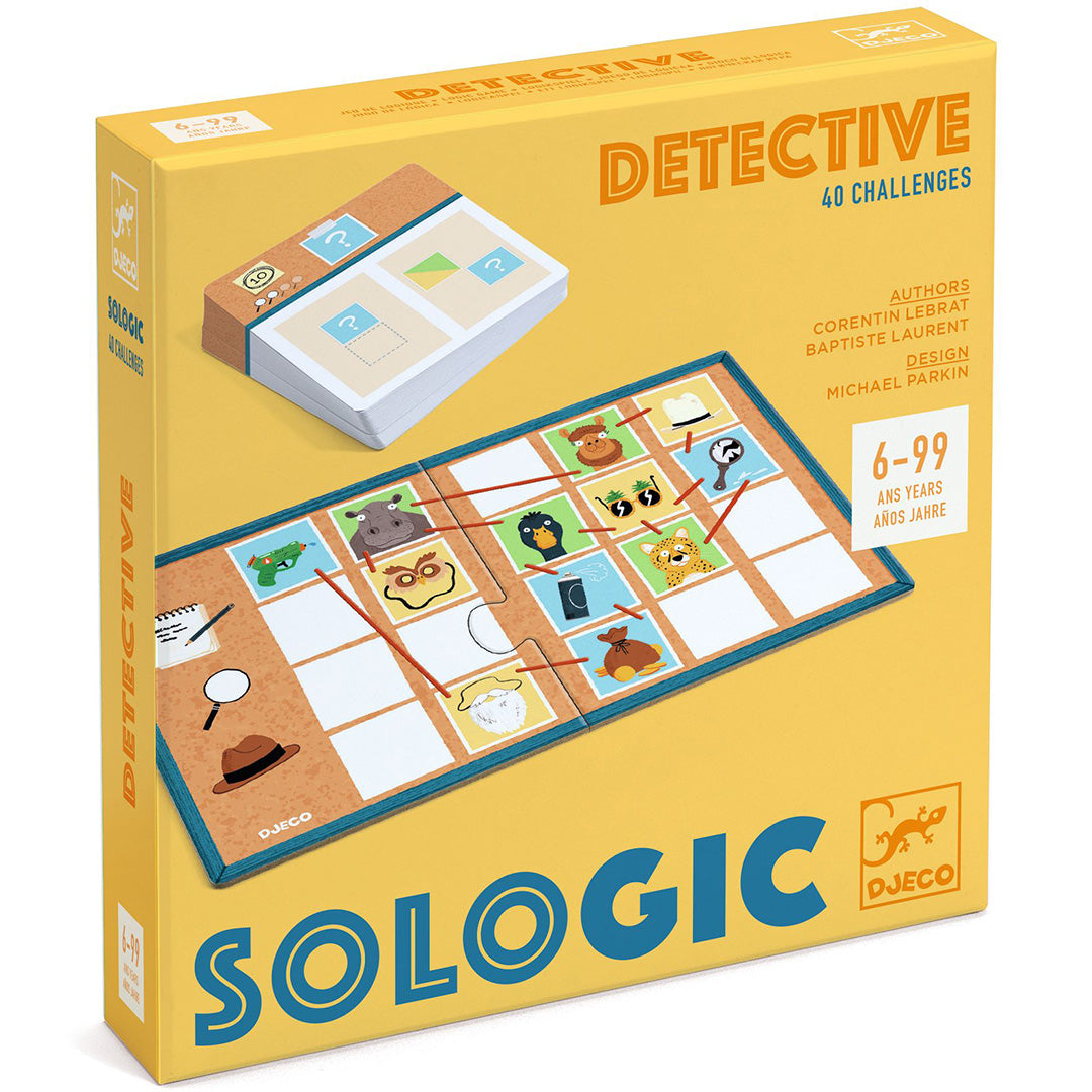 djeco puzzelspel sologic - detective