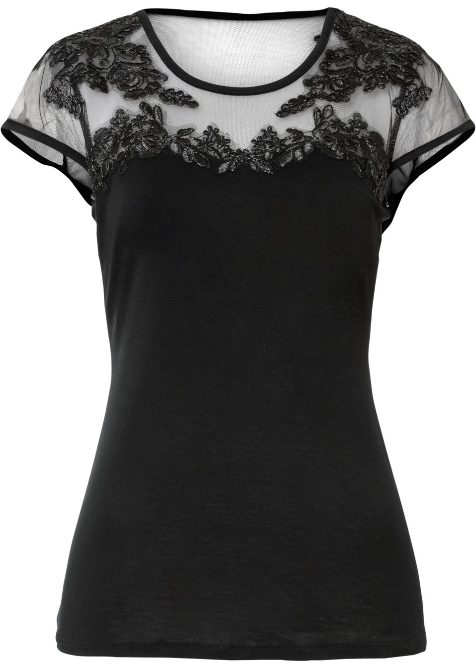 T-shirt à dentelle