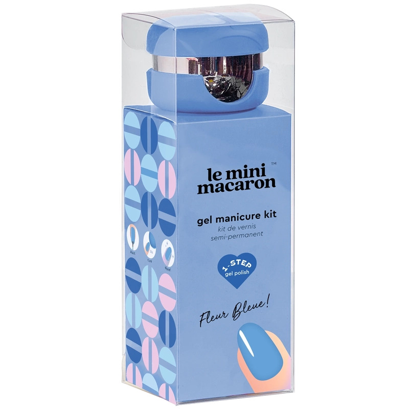 Le Mini Macaron Gel Manicure Kit - Fleur Bleue