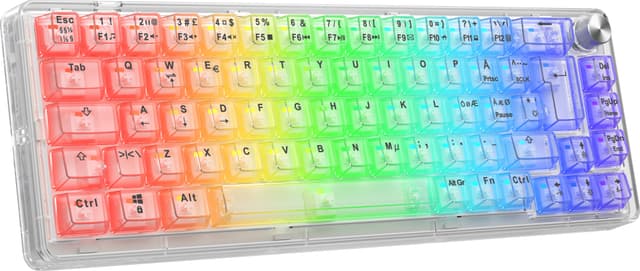 NOS C450 Mini Clear65 tastatur (gennemsigtig)