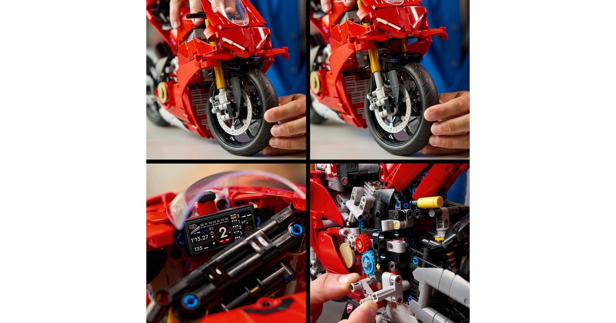 LEGOTechnic - Ducati Panigale V4 S motor Constructiespeelgoed  (42202)