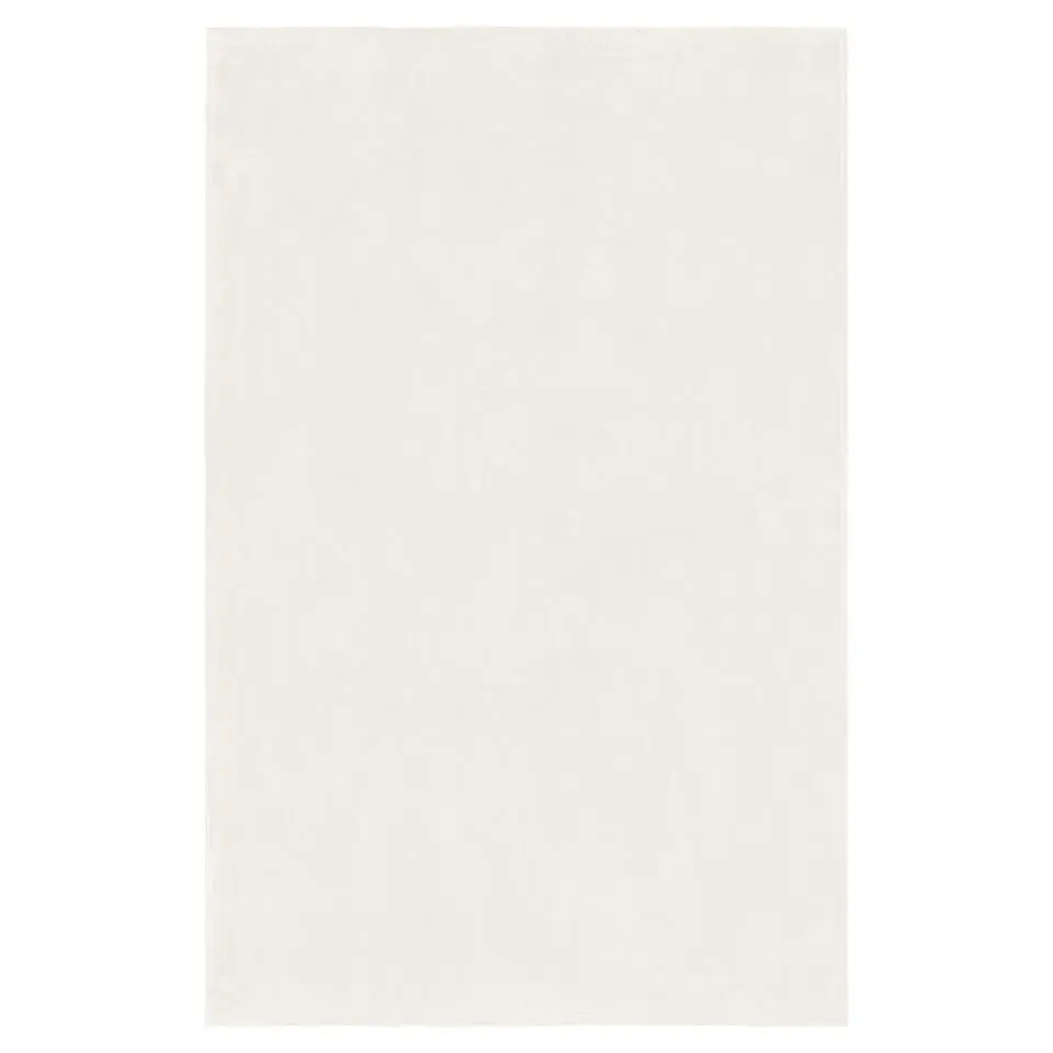J&N Fleece deken/plaid - polyester - creme wit - 180 x 130 cm