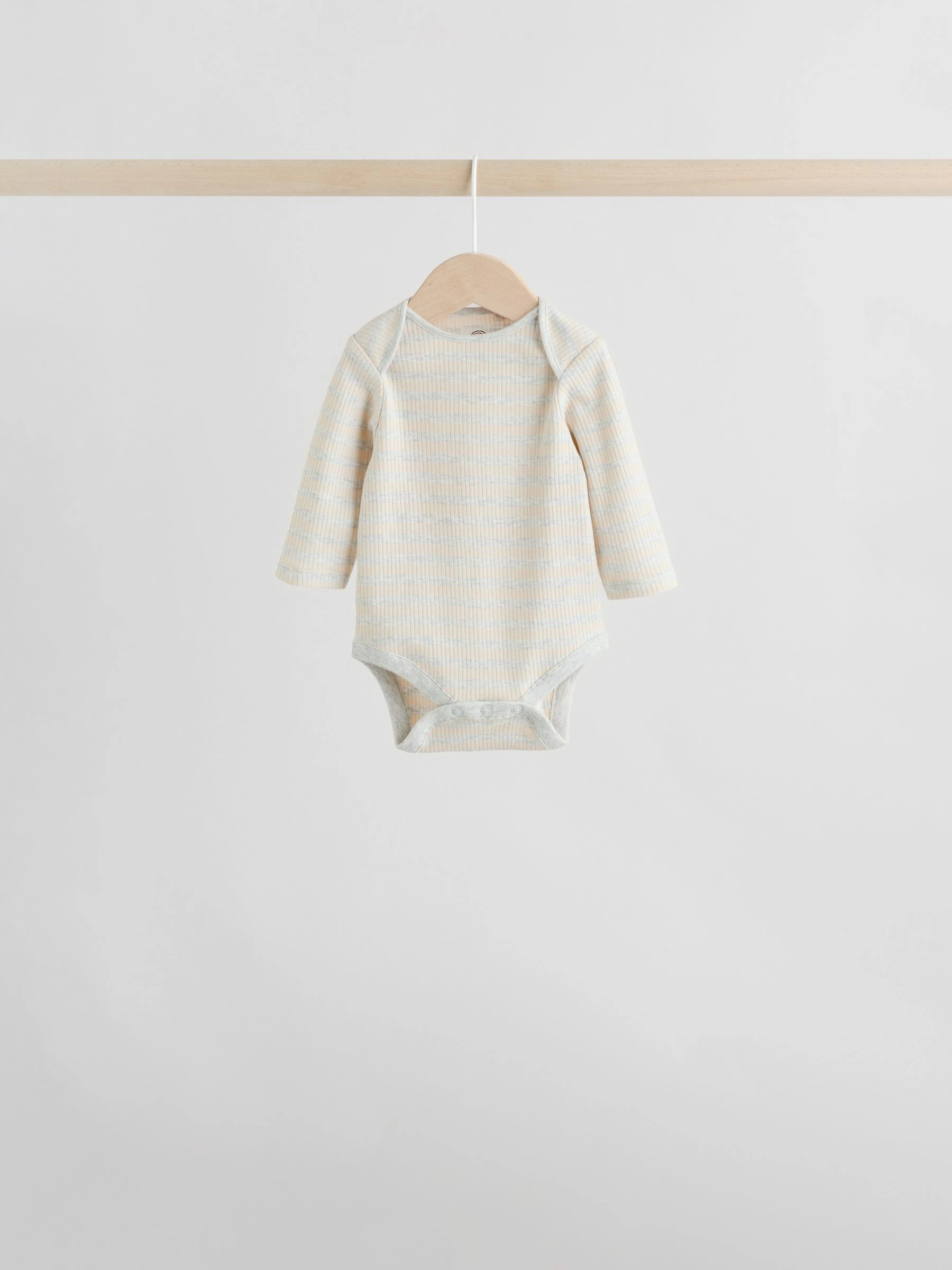 Multi - Set van 5 rompers met lange mouwen