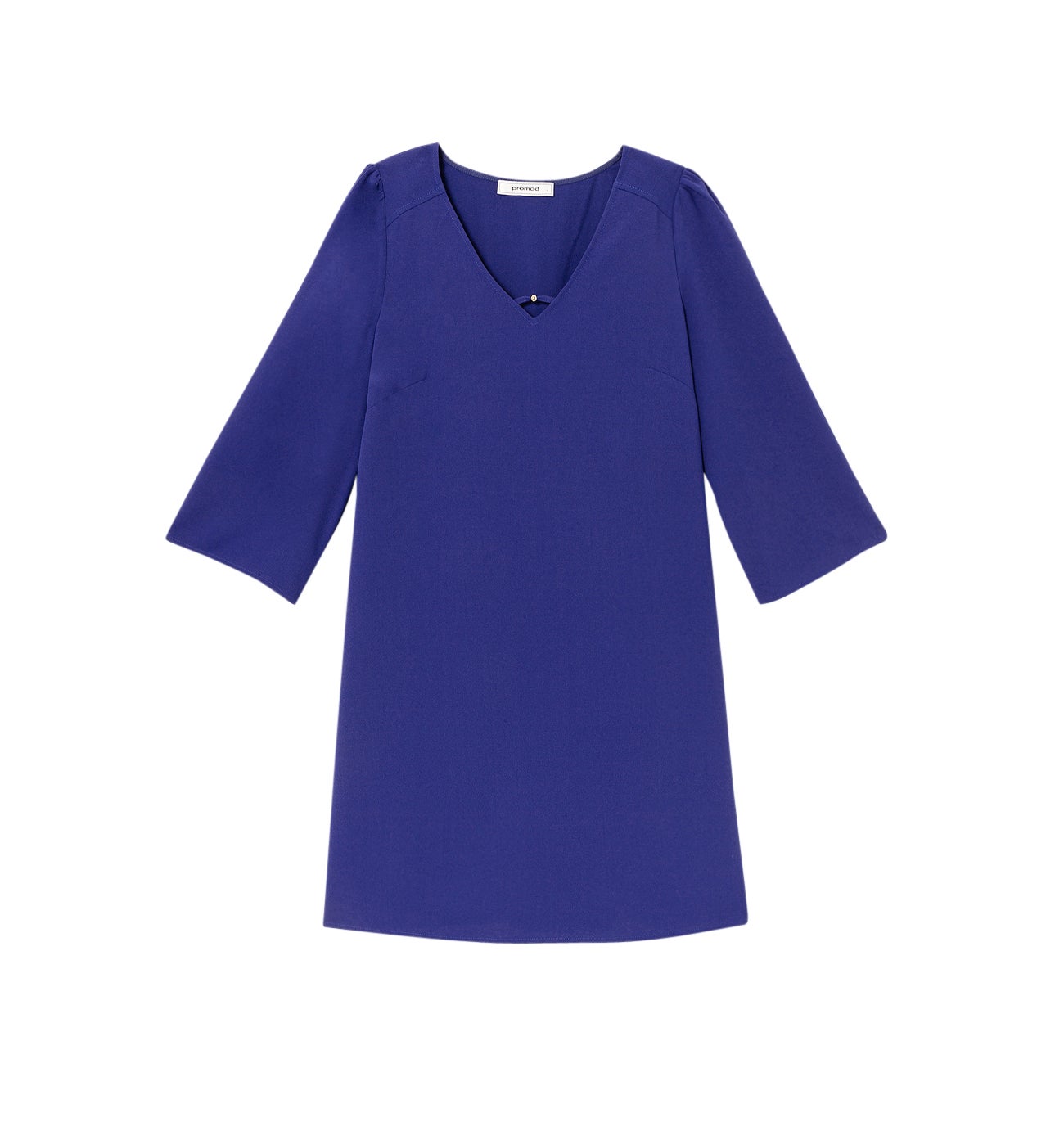 Robe courte évasée Femme - Bleu