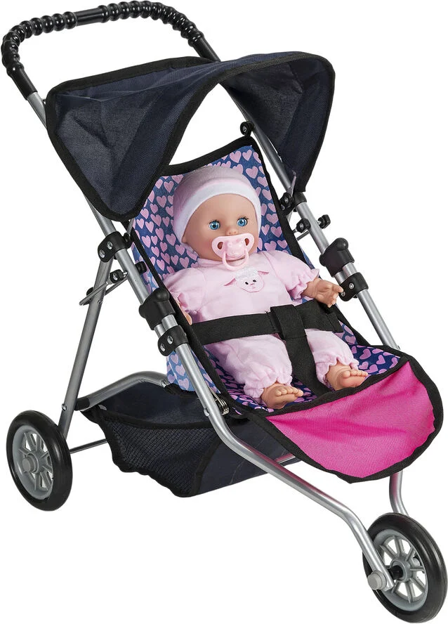 MY BABY LOVE MY BABY JOGGINGVOGN BLÅ