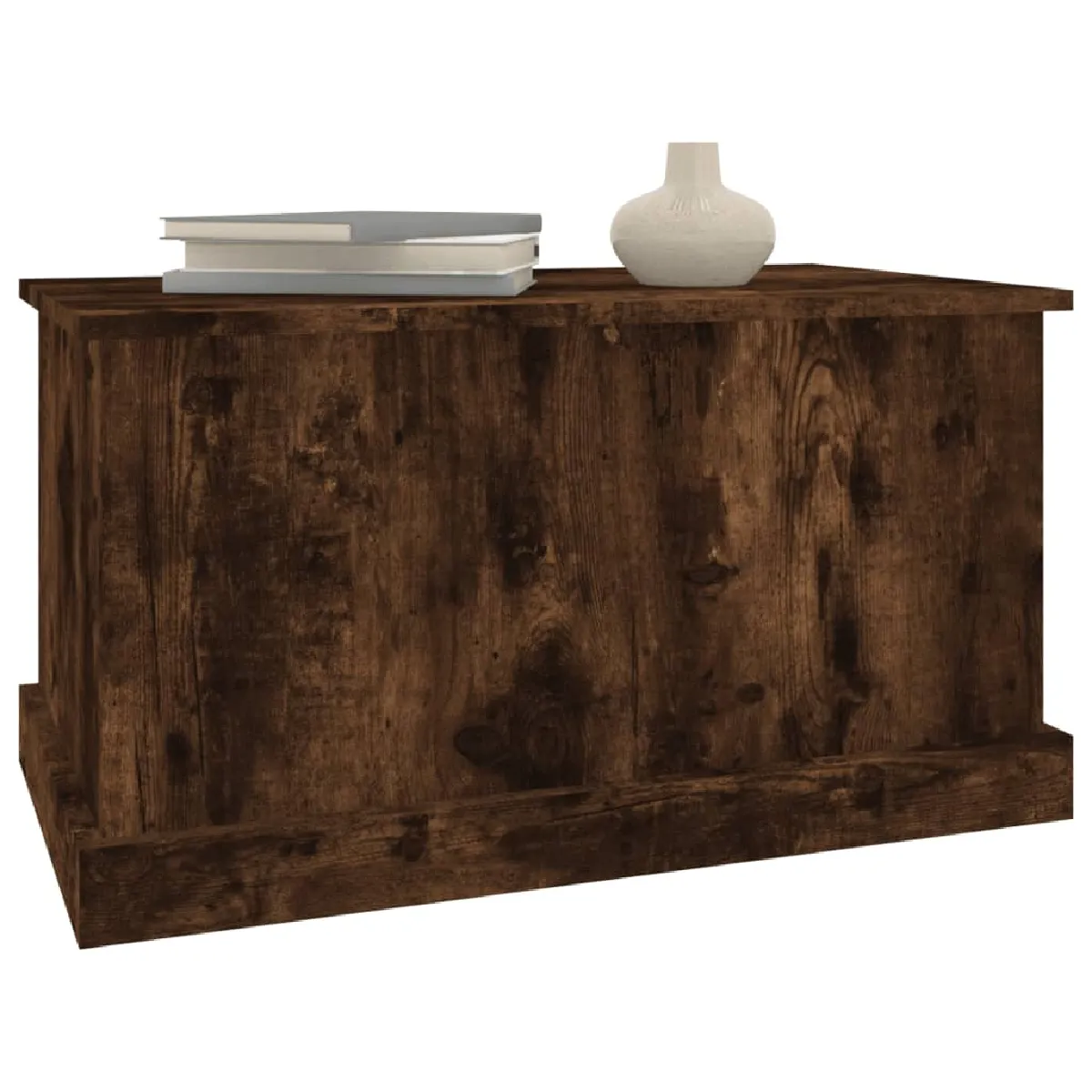 VidaXL Boîte chêne fumé 70x40x38