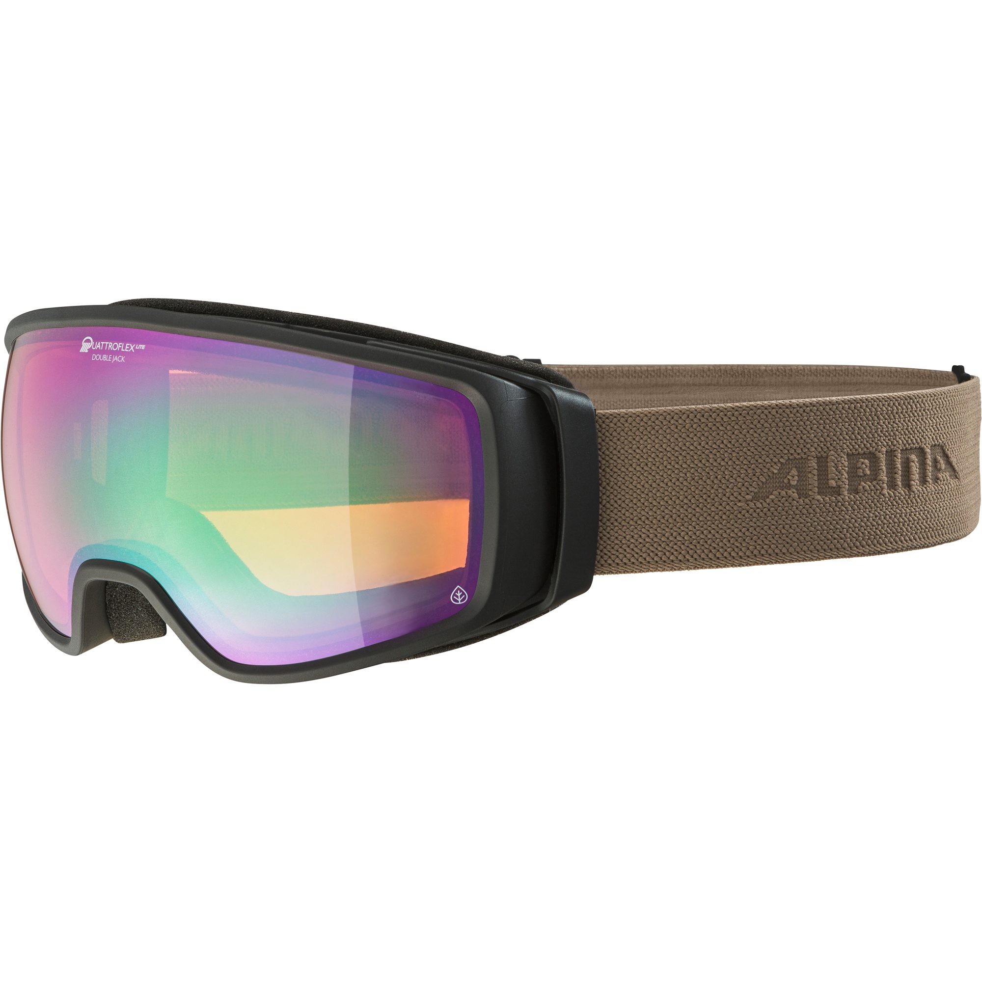 Alpina Double Jack Planet Q-Lite Skibrille black