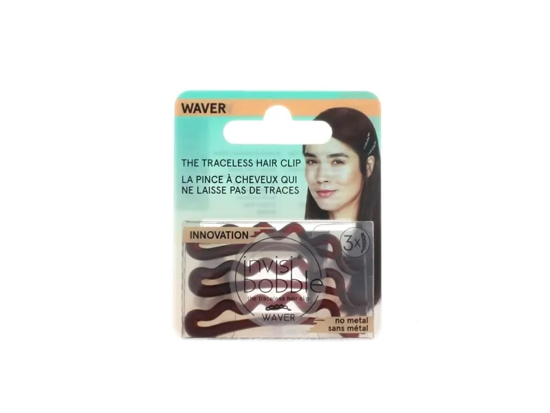 Invisibobble InvisiBobble, Waves, Hair Clip, Pretty Dark, 3 pcs For Women