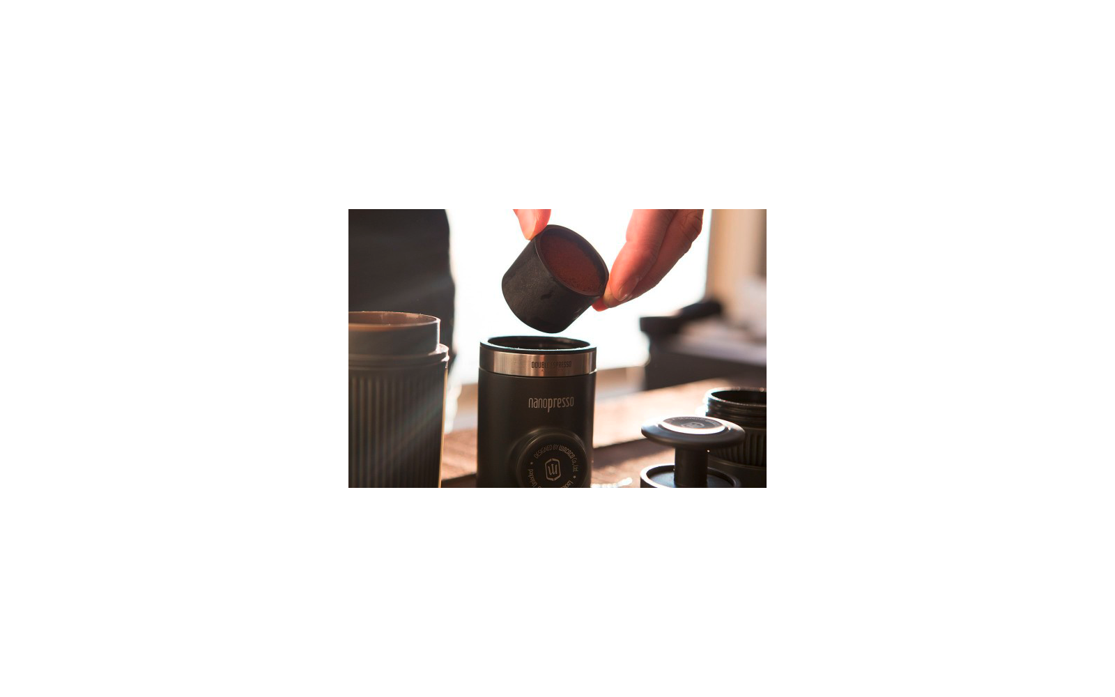 Wacaco Nanopresso Barista Kit tragbare Espressomaschine