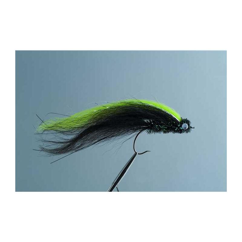 Mouche Spécial Carnassier Tof Deceiver Brochet Noir/Chartreuse