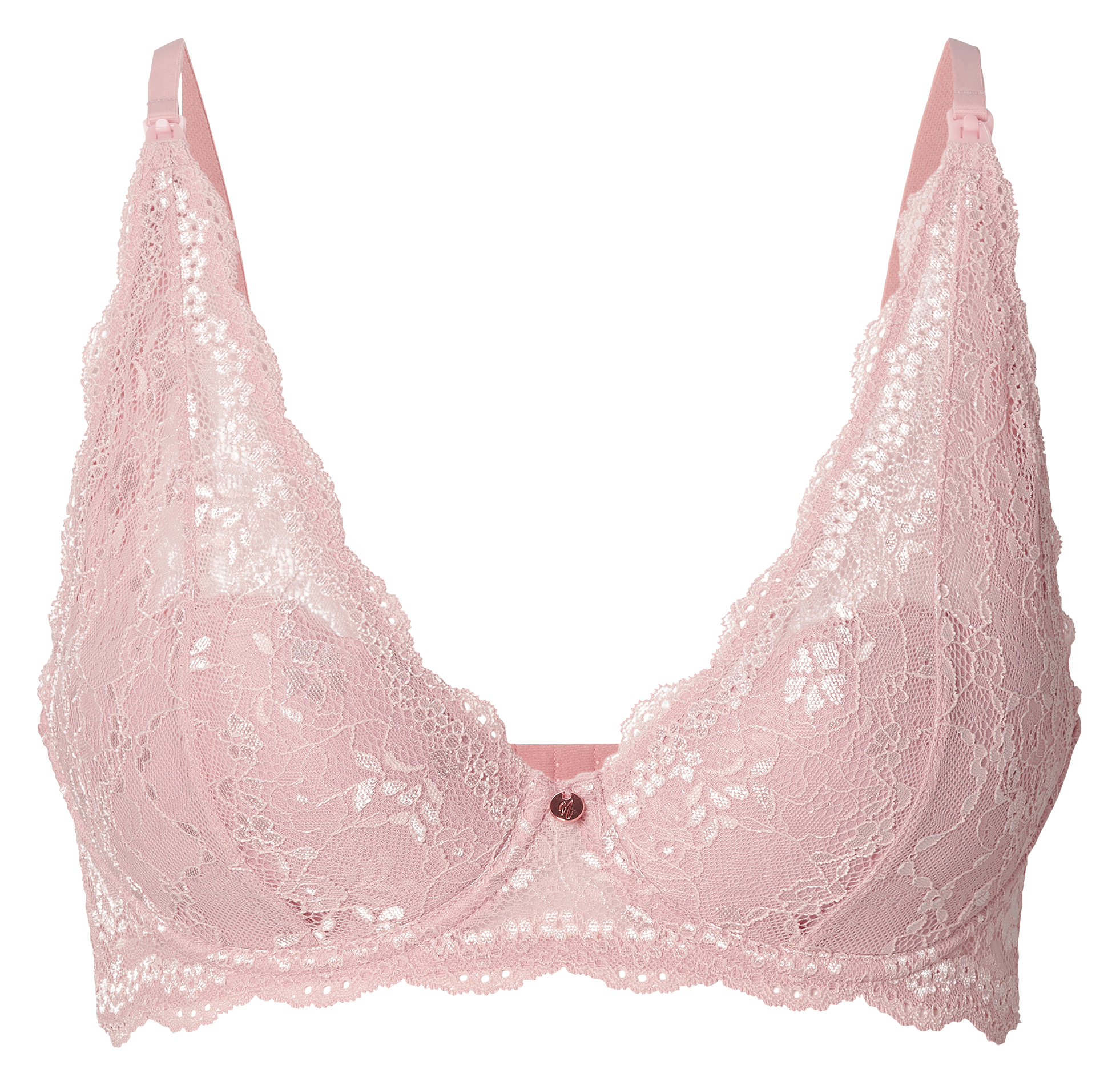 Soutien-gorge d'allaitement en dentelle | Rose