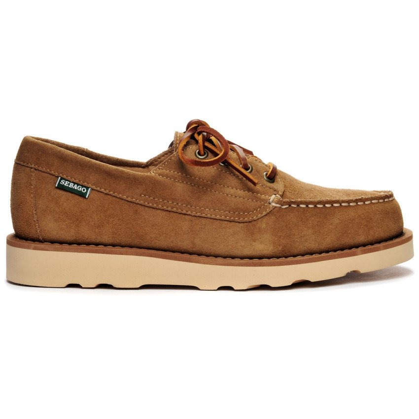 ASKOOKFIELD SUEDE OLED BEIGE CAMEL TAFFY-Mocassin en daim graissé pour homme