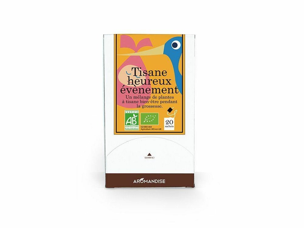 Tisane bio grossesse heureux evènement 36 sachets