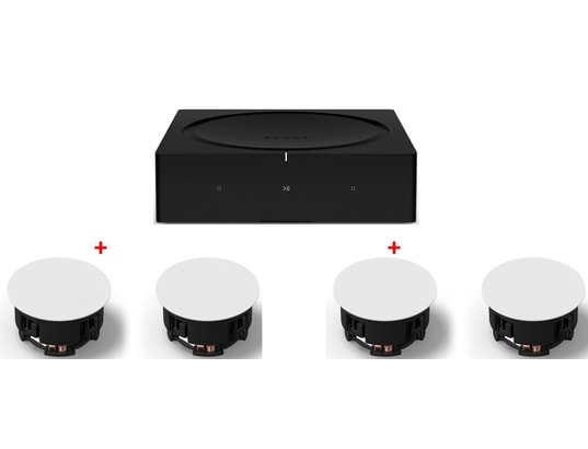 SONOS - Contrôle sans fil amplificateur Amp + 2 paires de In Ceiling by Sonance