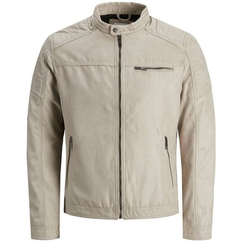 Jack & Jones - 12147218 ROCKY FAKE SUEDE-STRING/FAKE SUEDE Beige