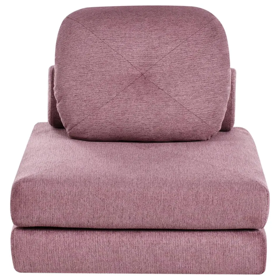 OLDEN - Slaapbank - Roze - Stof
