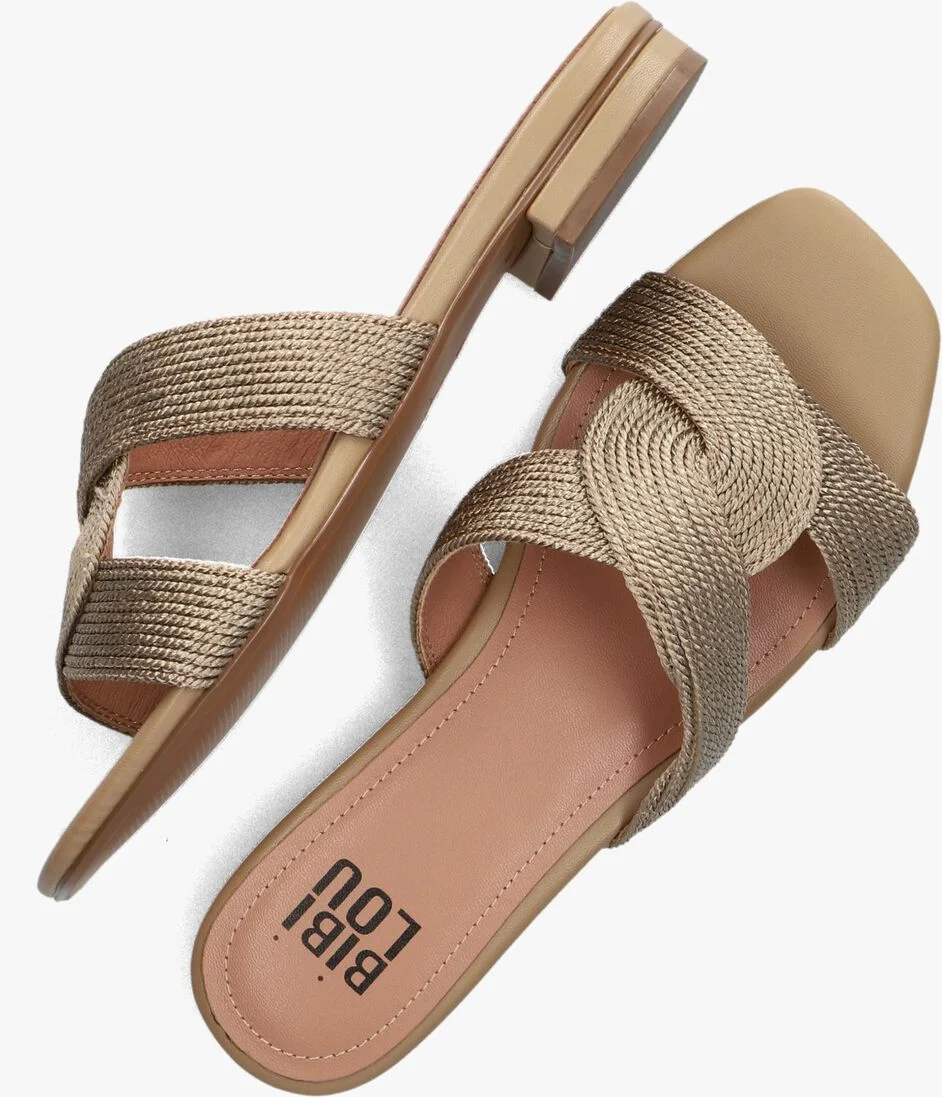 BIBI LOU camel bibi lou slippers 849z94hg