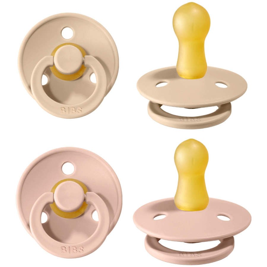 BIBS® Schnuller Colour Blush  Vanilla 6-18 Monate, 4 Stk.