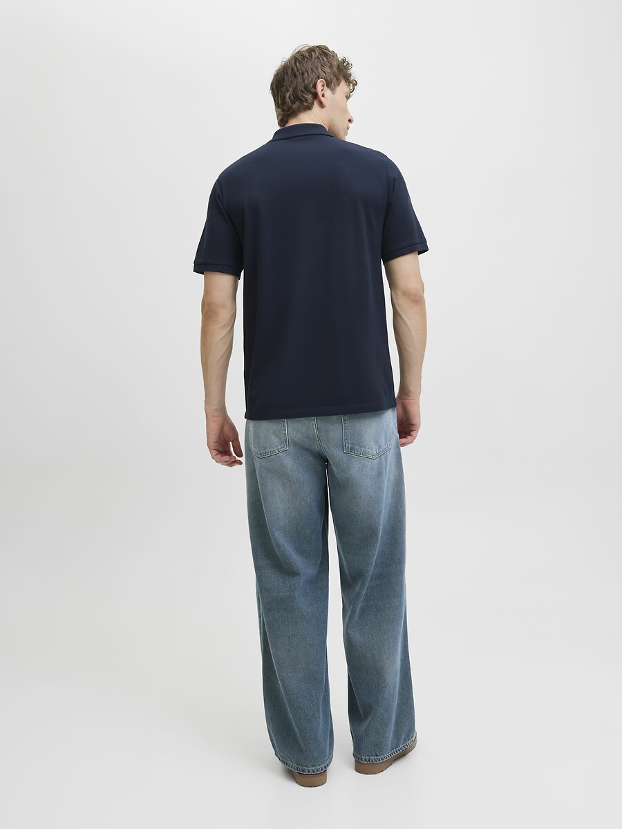 JACK & JONES<br>Camisa polo de manga curta, logotipo pequeno