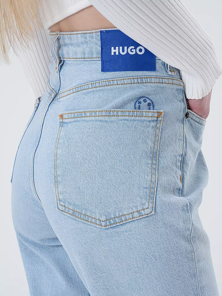 HUGO Jeans Mom NOE hellblau
