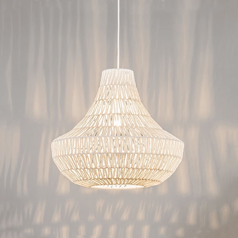 Retro hanglamp wit 50 cm - Lina Cono 50