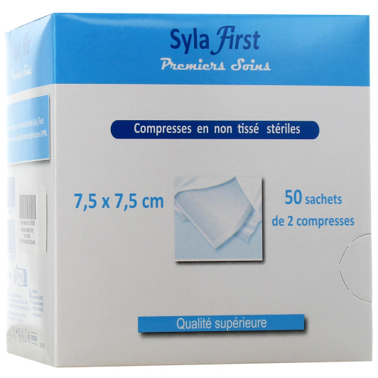 Sylafirst compresse non tissé stérile - Soin des plaies
