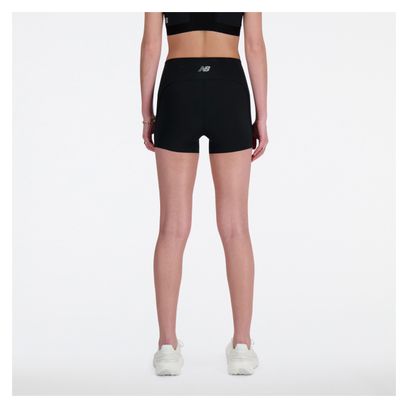 Cuissard taille haute New Balance Athletics Run 3in Noir Femme