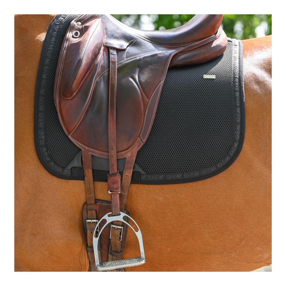 Gem MESH - Tapis de dressage noir/noir
