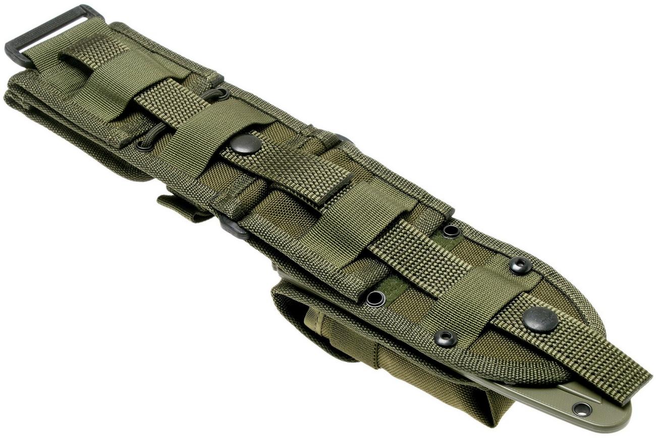 ESEE model 6 schede met MOLLE-back, Pouch, MBSP-OD OD Green