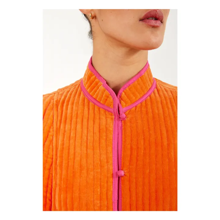 Maria de la Orden Veste Matelassée Fittonia | Orange