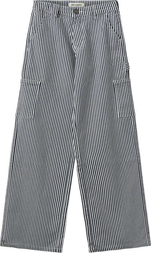 Sofie Schnoor Pants Dark blue striped