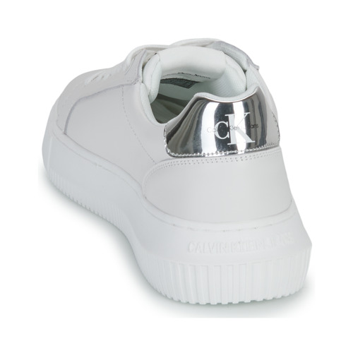 Calvin Klein Jeans - CHUNKY CUPSOLE MONO LTH WN - Blanc