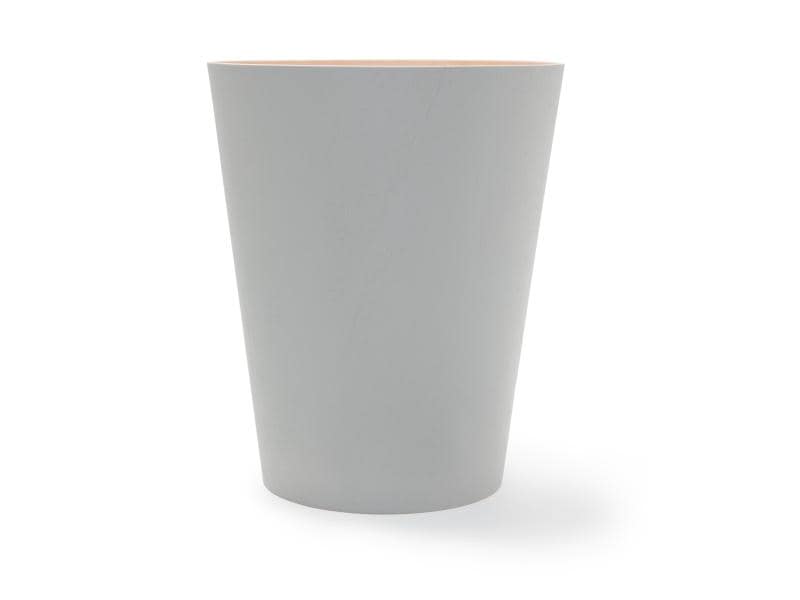 Umbra Papierkorb Woodrow 7.5 l, Grau Abfallkorb aus Sperrholz